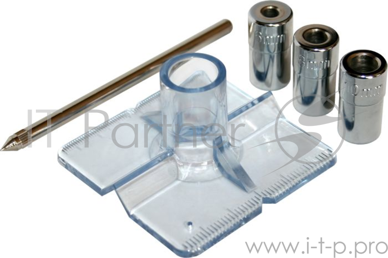 Кондуктор ПРАКТИКА 775-334 для перпендикулярного сверления отверстий 6мм, 8мм, 10мм, 5 предм.