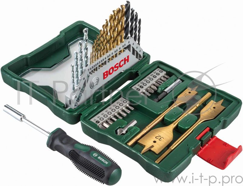 Набор BOSCH Titanium X-Line-40 Set (2.607.017.334) + ручная отвертка