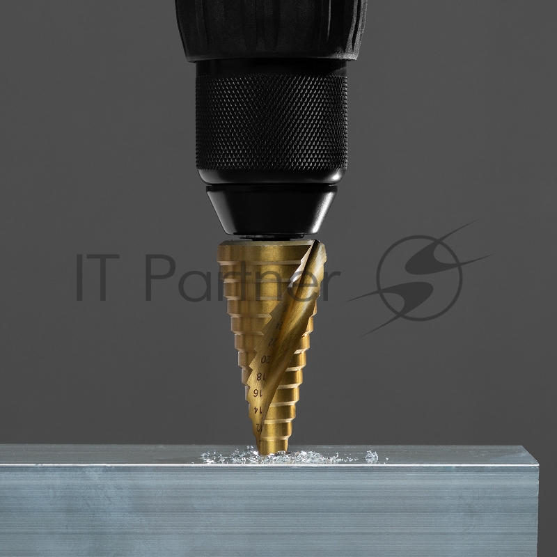 Сверло MATRIX 72359 ступенчатое 4-6-8-10-12-14-16-18-20-22-24- hss спиральный профиль