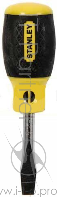 Отвертка STANLEY CUSHION GRIP 0-64-923 под прямой шлиц 2.5х75мм