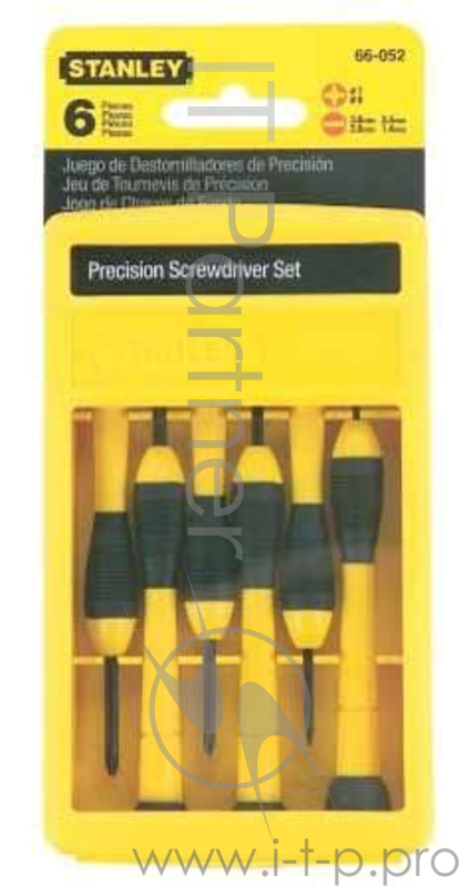 Набор отверток STANLEY 0-66-052 6 штук, в футляре