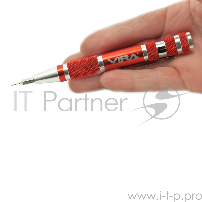 Отвертка для точных работ VIRA 303007 с набором бит, 9 штук