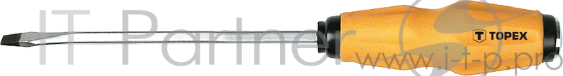 Отвертка ударная TOPEX 39D254 шлицевая 8.0x200мм