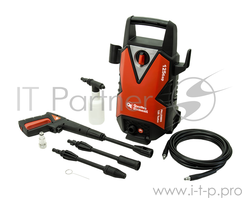 Мойка высокого давления QUATTRO ELEMENTI 242-304 PALERMO 125 Turbo 1550Вт 125Бар 370л/чаc