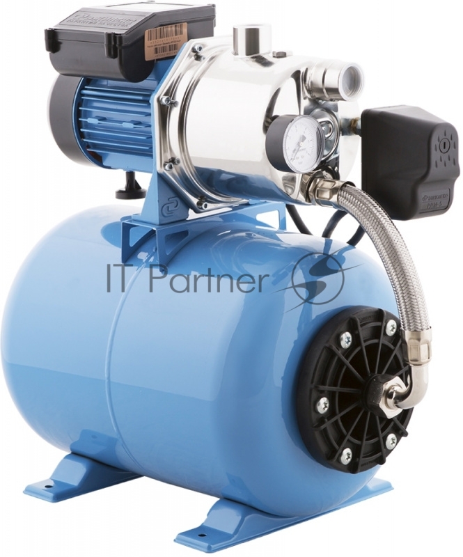 Насосная станция ДЖАМБО 60/35Н-24 600Вт глубина до 9м высота до 30м 3300л/ч 24л для чистой воды