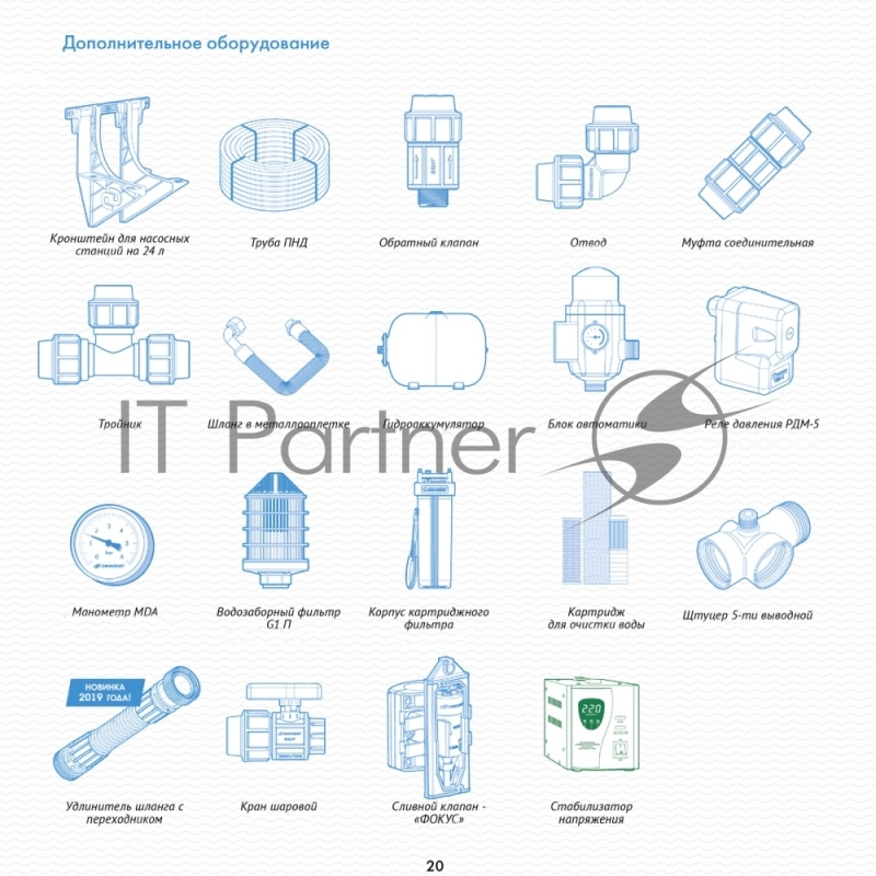 Насосная станция ДЖАМБО 60/35Н-24 600Вт глубина до 9м высота до 30м 3300л/ч 24л для чистой воды
