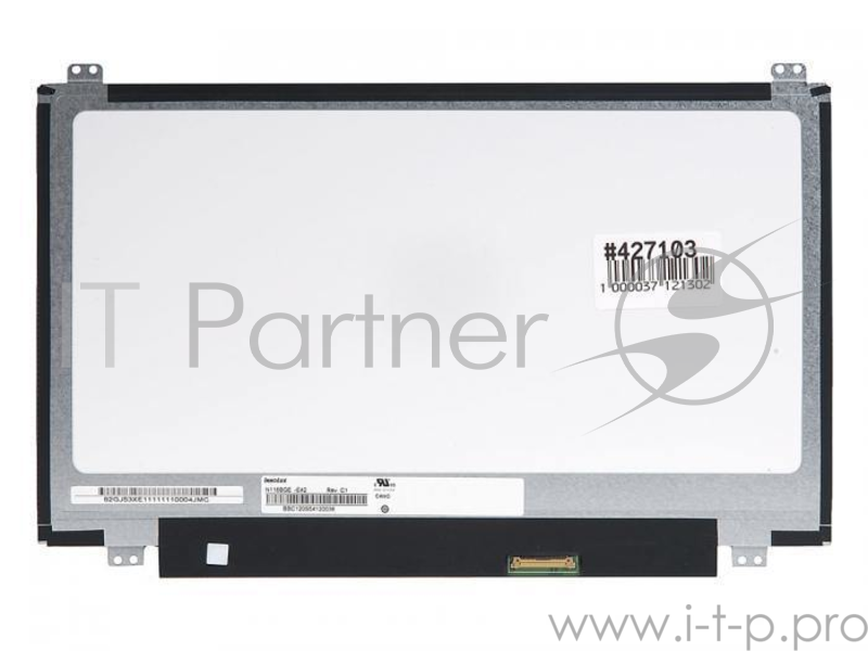 Матрица 11.6 Glare N116BGE-E42, WXGA HD 1366x768, 30 Lamels DisplayPort, cветодиодная (LED), Chi Mei Innolux уши ВН