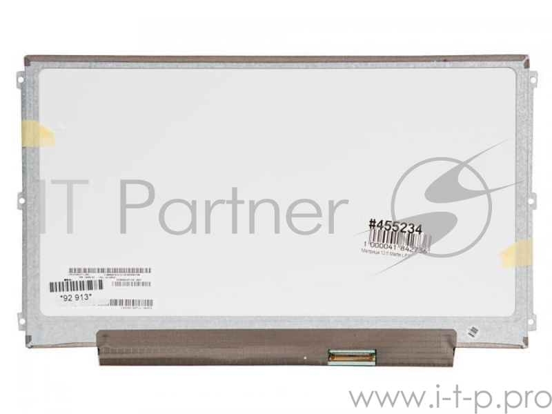 Матрица 12.5 Matte LP125WH2 (TL)(B2), WXGA HD 1366x768, 40L, cветодиодная (LED), LG Philips, уши Л/П слитно