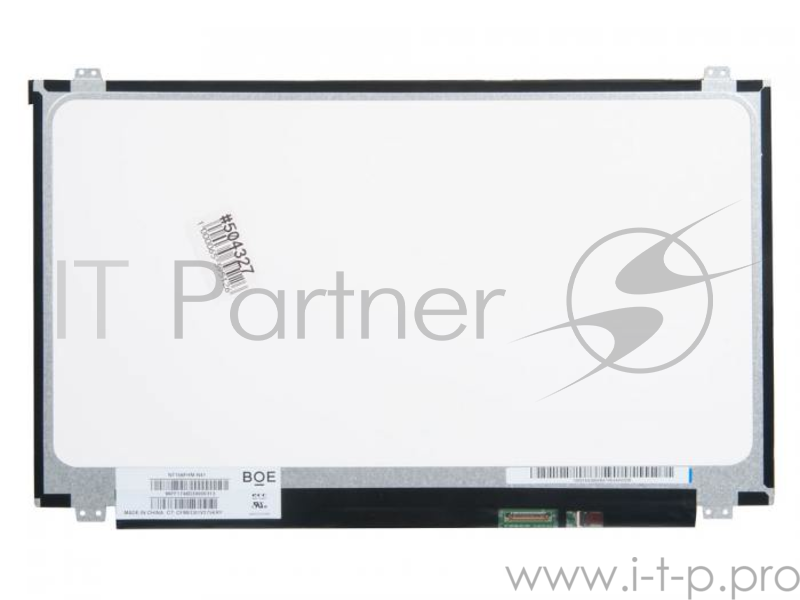 Матрица 15.6 Matte NT156FHM-N41, WUXGA FHD 1920x1080, 30 Lamels DisplayPort, cветодиодная (LED), уши В/Н