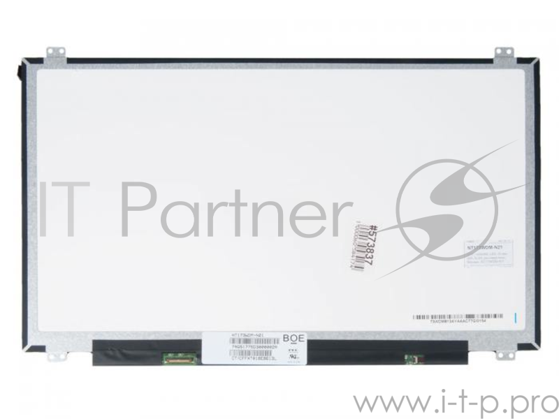 Матрица 17.3 Matte NT173WDM-N21, WXGA++ HD+ 1600x900, 30 Lamels DisplayPort, cветодиодная (LED)