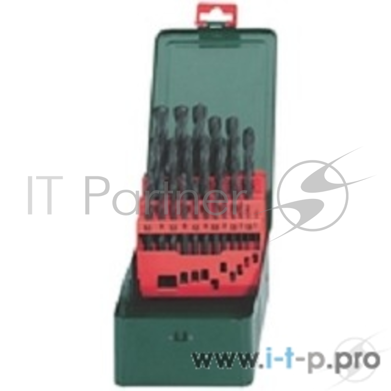 Буры,сверла,долото Metabo 627152000 Набор HSS-R 25 свёрел (1-13мм) в мет.коробке