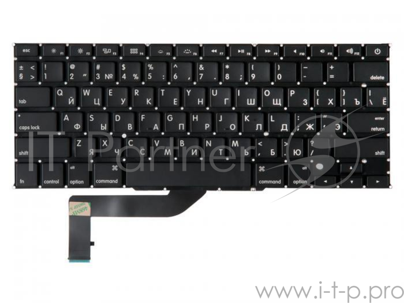 Клавиатура Apple MacBook Pro Retina 15 A1398, русская Mid 2012 - Mid 2014 US Enter