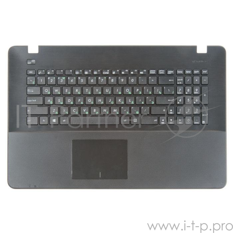 клавиатура для ноутбука Asus X751MJ-1A с топкейсом, черный, с тачпадом