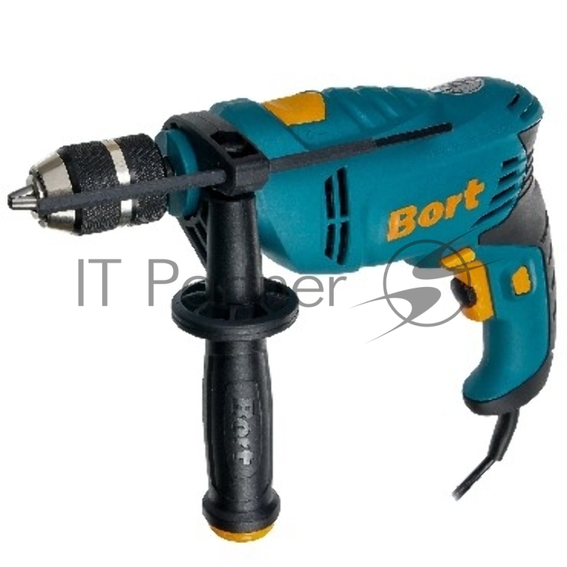 Дрели, Шуруповерты, Гайковерты, Миксеры Bort BSM-900U-Q Дрель ударная 93727833 { 900 Вт, 2900 Об/мин, БЗП, 1.9 кг, набор аксессуаров 3 шт }