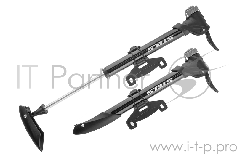 Насос M21-03 ручной алюминиевый чёрный Насос ручной велосипедный M21-03, диаметр 21мм, длина 249 мм, автовентиль/Presta/Dunlop, алюминиевый корпус, с креплением к раме велосипеда, чёрный