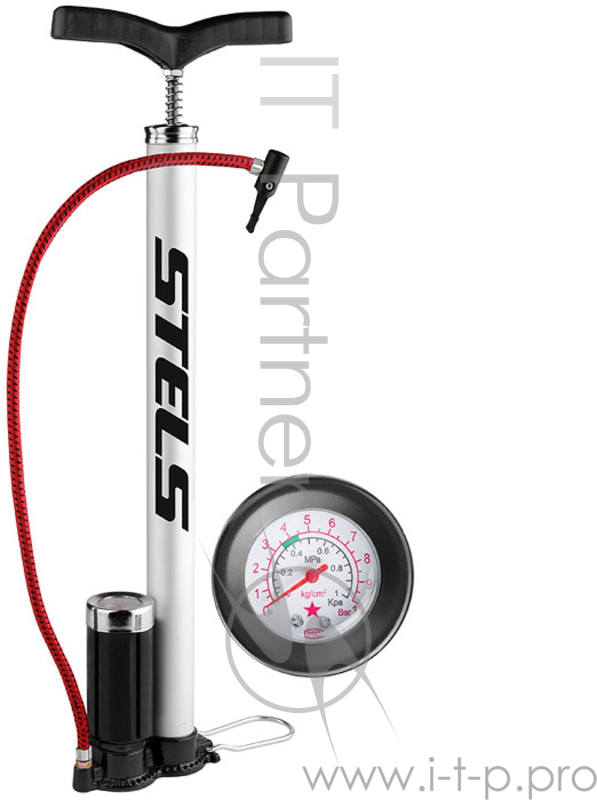 Насос ручной стационарный THP-2017A алюминиевый корпус Насос THP-2017A ручной велосипедный стационарный с манометром, алюминиевый корпус, диаметр 38мм, длина 500 мм, шланг с автовентилем, алюминиевый корпус