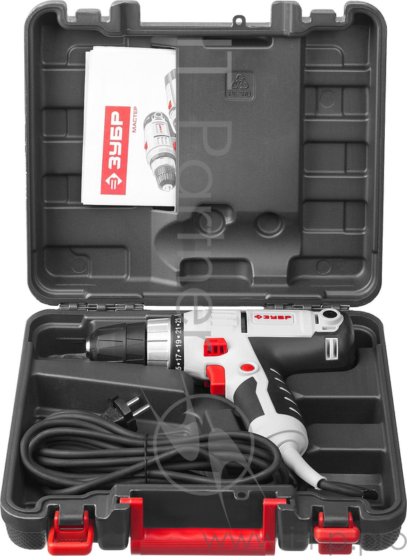 Дрель, Шуруповерт ЗУБР ЗСШ-300-2 К Безударная дрель-шуруповерт ЗСШ-300-2 { макс. диаметр крепежа 6мм, 0-300 / 0-1150 об/мин, БЗП 10мм, 300Вт, кейс }