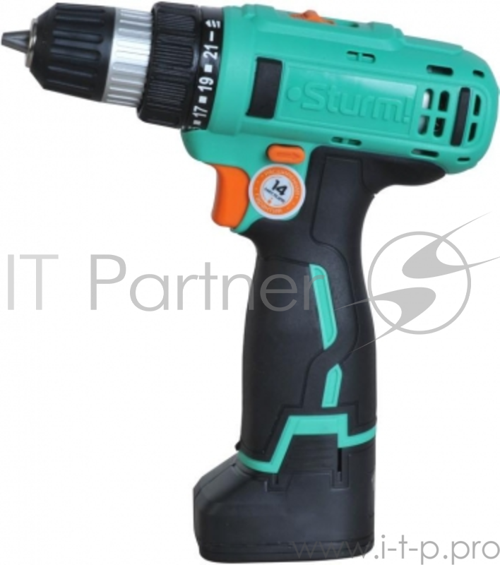Дрель, Шуруповерт Sturm CD3318LP Дрель акк. Sturm! 18 В, Li-Ion, 2 скор., 2 акк., 2,0 Ач, БЫСТР.ЗАРЯД, ПОДСВ, кейс CD3318LP