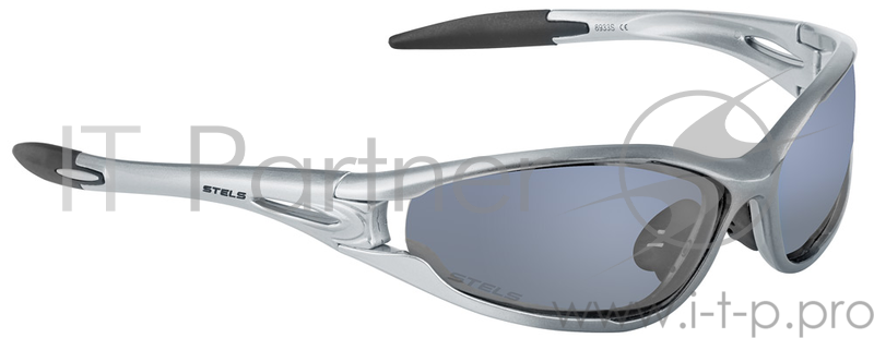 Велоочки 8933S оправа сереб.сер/линзы дымч. 1,5мм фут/сф/меш/кор Очки спортивные 8933S: цвет оправы серебристый с серым тип линз - поликарбонат, дымчатые, толщиной 1,5 мм, поляризованные футляр #1001-2 салфетка мешочек.