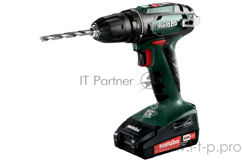 Дрель, Шуруповерт Metabo BS 18 Безударная дрель-шуруповерт 602207560 {Акк.винт 2х2.0Ач LiIon,10мм,кейс}