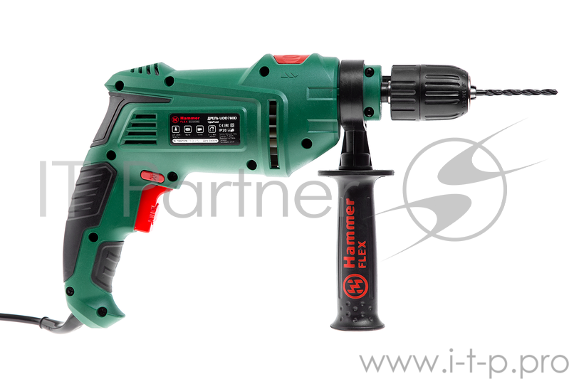Дрель, Шуруповерт Hammer Flex UDD780D Дрель ударная 315793 {780Вт БЗП 13мм 0-2800об/мин}