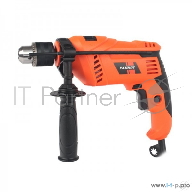 Дрель, Шуруповерт PATRIOT FD 750h Дрель электрическая ударная 120301444 { с ударом, мощность 710Вт, макс.диаметр 13мм, глубиномер + дополнительная ручка }