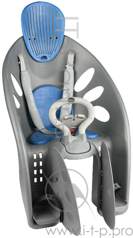 Кресло детское SW-BC179 (ВС-10) Flinger (крепл. сзади на раму) Кресло детское SW-BC179 (BC-10) Flinger с регулировкой высоты упора для ног, мягкая подкладка из резины, центральный поручень, быстросъёмное крепление за подседельную трубу рамы, цвет в а