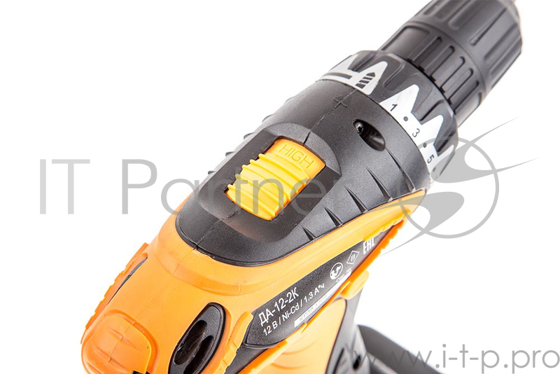 Дрель, Шуруповерт ВИХРЬ ДА-12-2к Дрель-шуруповерт аккумуляторная 72/14/2 { 12 В, NiCd, 1,3 Ач, 24Нм, 2 скорости, дерево/металл 18мм/8мм, Кейс,2 акк }