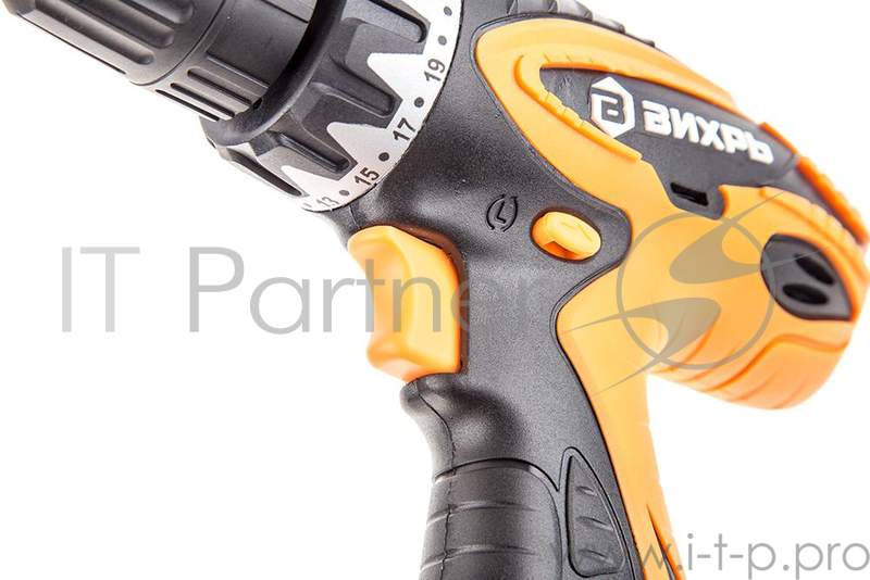 Дрель, Шуруповерт ВИХРЬ ДА-12-2к Дрель-шуруповерт аккумуляторная 72/14/2 { 12 В, NiCd, 1,3 Ач, 24Нм, 2 скорости, дерево/металл 18мм/8мм, Кейс,2 акк }