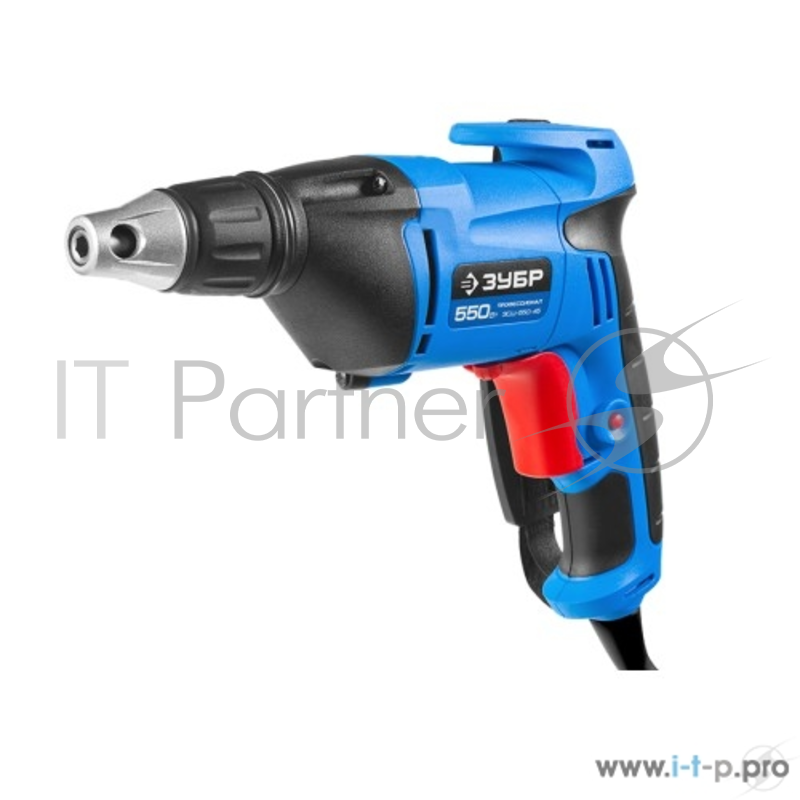 Дрель, Шуруповерт ЗУБР ПРОФЕССИОНАЛ ЗСШ-550-45 Шуруповерт сетевой ЗСШ-550-45 { патрон HEX 1/4