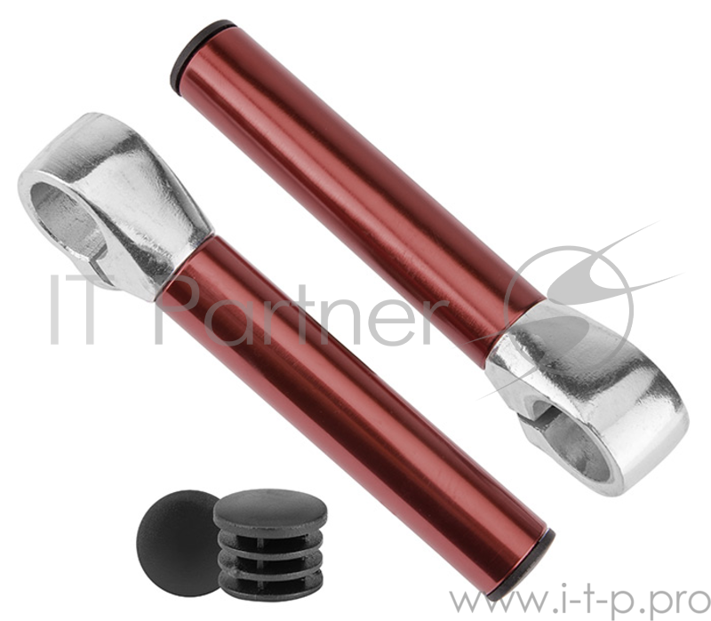 Рога на руль KWL-3 прямые алюминиевые коричневые Рога на руль KWL-3, под диаметр руля 22,2 мм, алюминиевые литые, анодированные коричневые