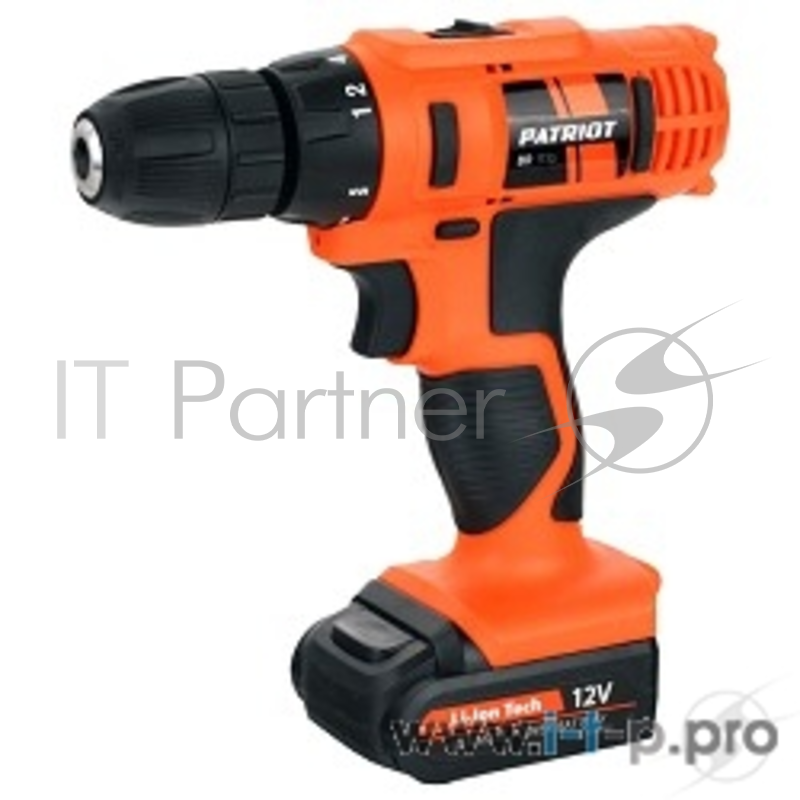 Дрель, Шуруповерт PATRIOT BR111L Дрель-шуруповерт аккумуляторная i 180201415 {Дрель-шуруп. Акк. PATRIOT THE ONE BR 111Li, две батареи Li-Ion, 1,3 Ah, 12V, зарядка за 1 час, двусторонняя бита, кейс}