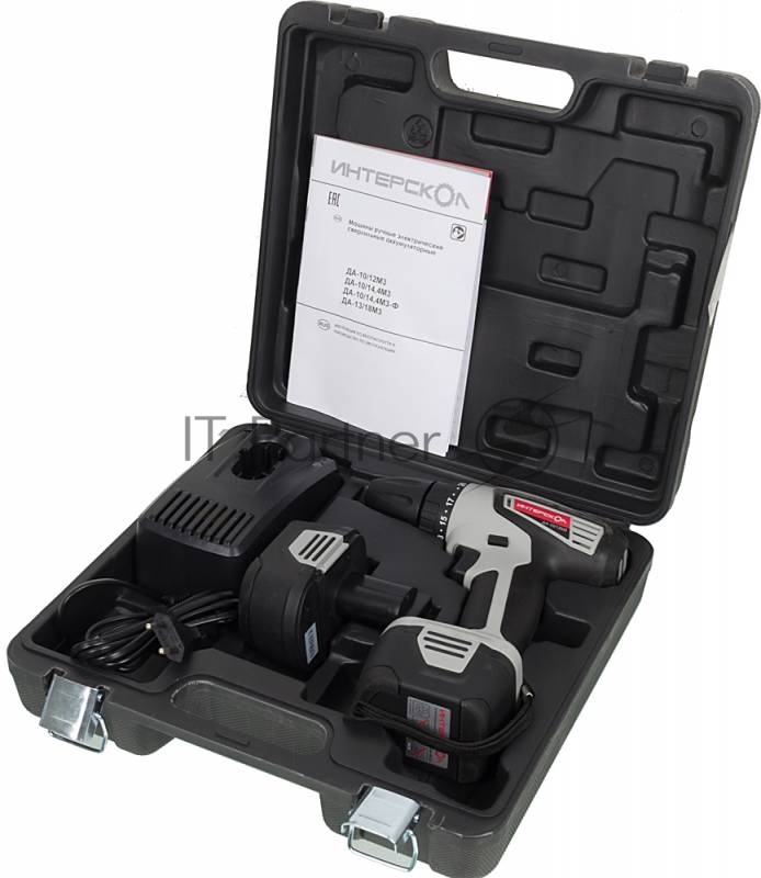Дрель, Шуруповерт ИНТЕРСКОЛ ДА-10/12М3 аккумуляторная дрель-шуруповерт 331.0.1.40/331.0.2.00 {(2 аккум.)}