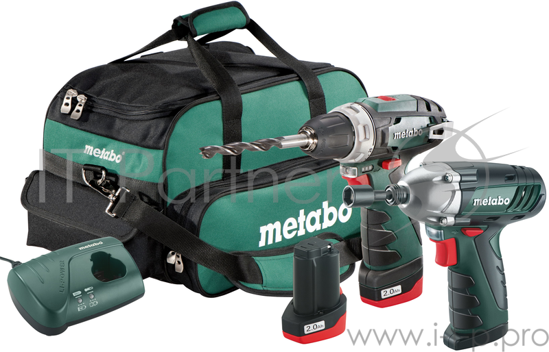 Дрель, Шуруповерт Metabo Combo Set 2.3 10.8 В Аккумуляторный комплект 685055000 {BS+SSD,2х2Ач,сумка}