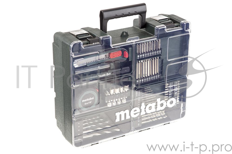 Дрель, Шуруповерт Metabo BS 18 Безударная дрель-шуруповерт 602207880 { 18 В, 2х2.0Ач LiIon с набором оснастки }