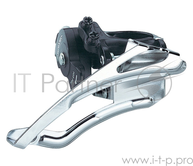 Переключатель скор. передн. Microshift FD-M22 48T, универс. тяга Переключатель скоростей передний Microshift FD-M22, для звёзд 48/38/28T x 8/7 скоростей, с универсальной тягой, хомут 34,9/31,8/28,6 мм, для угла подседельной трубы 66-69 град, линия ц