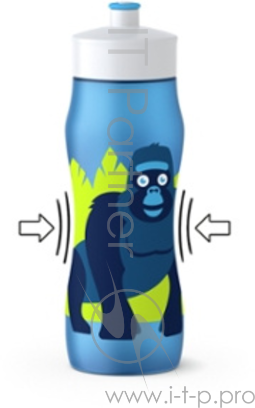 Фляга Tefal K3201312 (3100518808) 0.6л. рисунок/синий