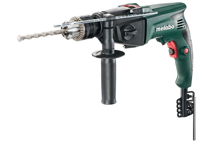 Дрель, Шуруповерт Metabo SBE 760 Ударная дрель-шуруповерт 600841510 { 2ск,760вт,ЗВП,картон, вес 2.3 кг }
