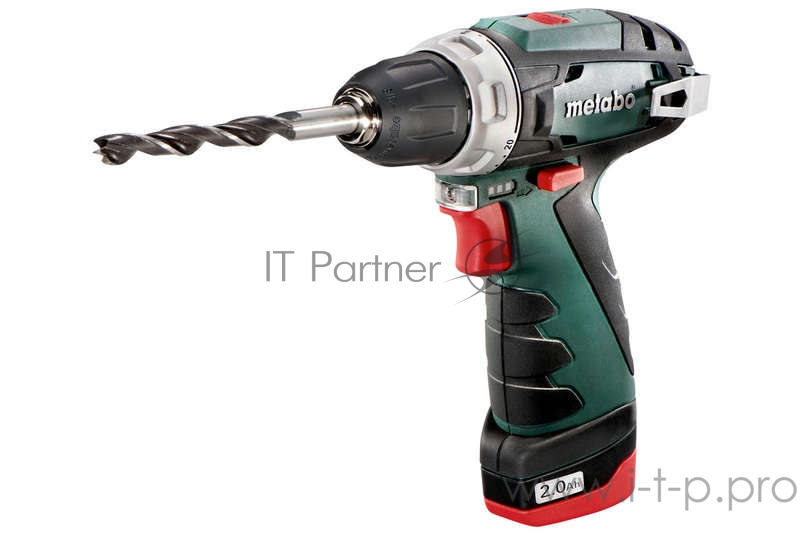 Дрель, Шуруповерт Metabo PowerMaxx BS Безударная дрель-шуруповерт 600079500 { 10.8В 1х2.0, патрон, сумка, вес 0.8 кг }