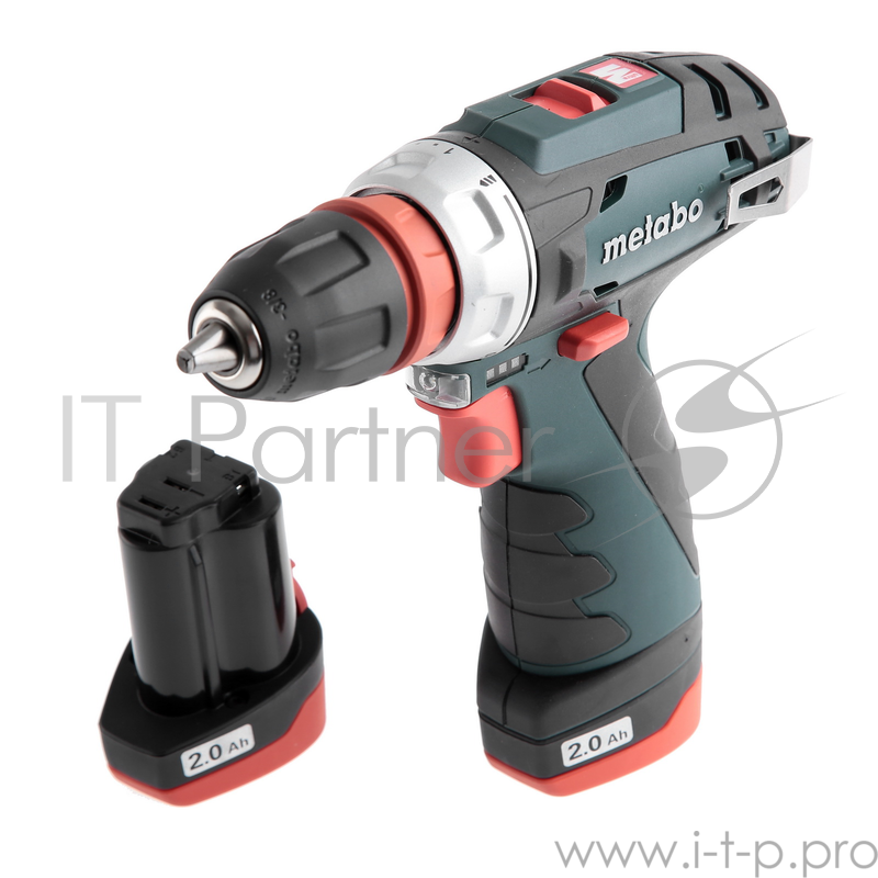 Дрель, Шуруповерт Metabo PowerMaxx BS Quick Basic Безударная дрель-шуруповерт 600156500 { 10.8В 2х2.0,LC40,кейс, вес 0.8 кг }