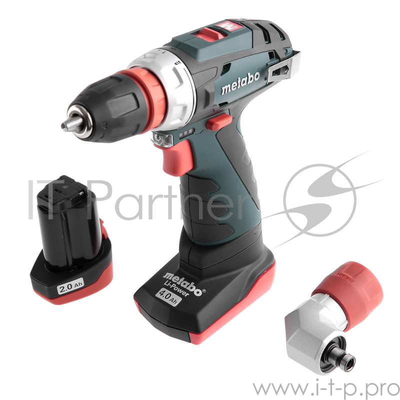 Дрель, Шуруповерт Metabo PowerMaxx BS Quick Pro Безударная дрель-шуруповерт 600157500 { 10.8В 1х2.0+1х4.0,кейс, вес 0.8 кг }