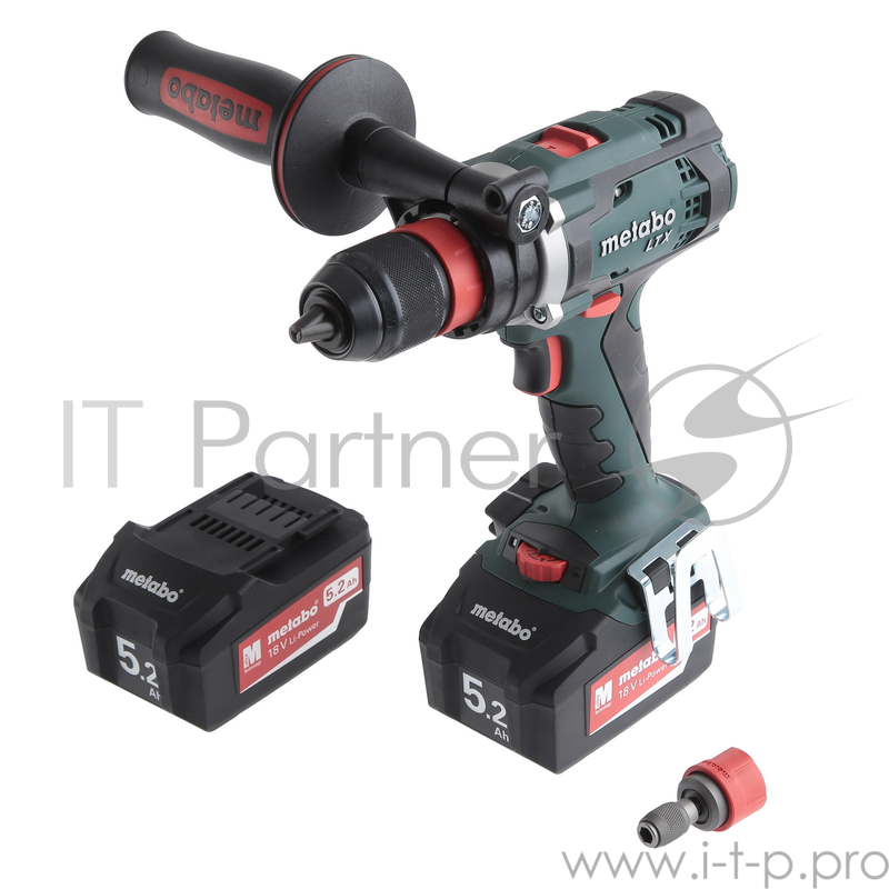 Дрель, Шуруповерт Metabo BS 18 LTX Quick Ударная дрель-шуруповерт 602193650 { 18 В, 2x5,2 Ач,110Нм,ASC30-36,кейс, вес 2 кг }