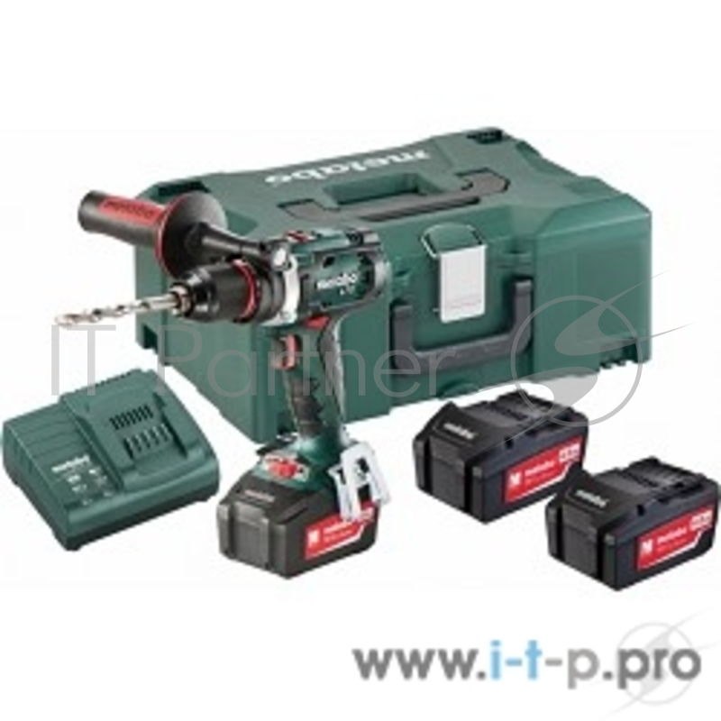 Дрель, Шуруповерт Metabo BS 18 LTX Impuls Ударная дрель-шуруповерт 602191960 { 18 В, Set 3x4.0 Metalock, 2 кг }