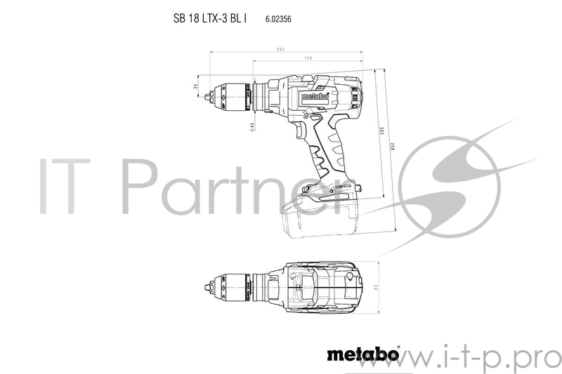 Дрель, Шуруповерт Metabo SB 18 LTX-3 BL I 602356650 {Акк.уд.винт.3ск,120Нм,2х5.2}