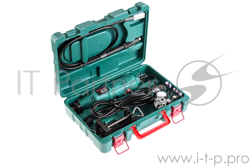 Дрель, Шуруповерт Hammer Flex MD135A 113-002 Дрель (мини) 44728 {135Вт гибкий вал 2.4-3.2мм 10000-32000об/мин кейс + насадки 41шт.}