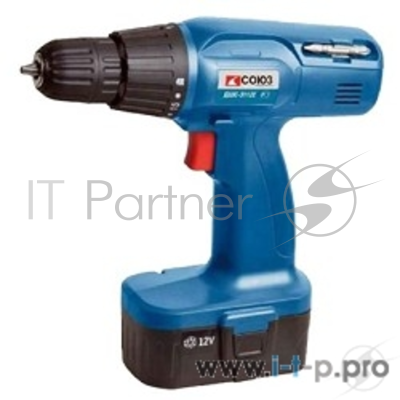 Дрель, Шуруповерт СОЮЗ ДШС-3112Е Дрель аккумуляторная СОЮЗ, 12В, 1 аккум. Li-Ion, 2.0 Ач, 1 час, картон ДШС-3112Е