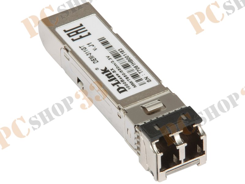 Сетевое оборудование D-Link DEM-311GT/DD/J1A SFP-трансивер с 1 портом 1000Base-SX для многомодового оптического кабеля (до 550 м)