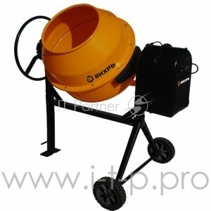 Бетоносмесители Вихрь 74/1/2 Бетомешалка БМ-130 { 550 вт, венец/чугун, оъем-125 л, отверстие бар.-375мм }