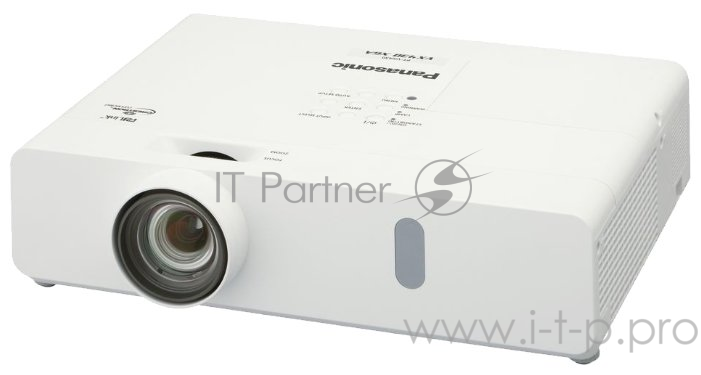 Проектор Panasonic PT-VX430 3LCD 4500 lm, XGA (1024x768), 20,000:1 4:3 1,2-,1,9:1 m HDMI in x2 ComputerIN D-Sub HD 15pin x1 SVideo Audio RS232 RJ45 USB A, USB B 10W 29/37 dB 3,3 кг