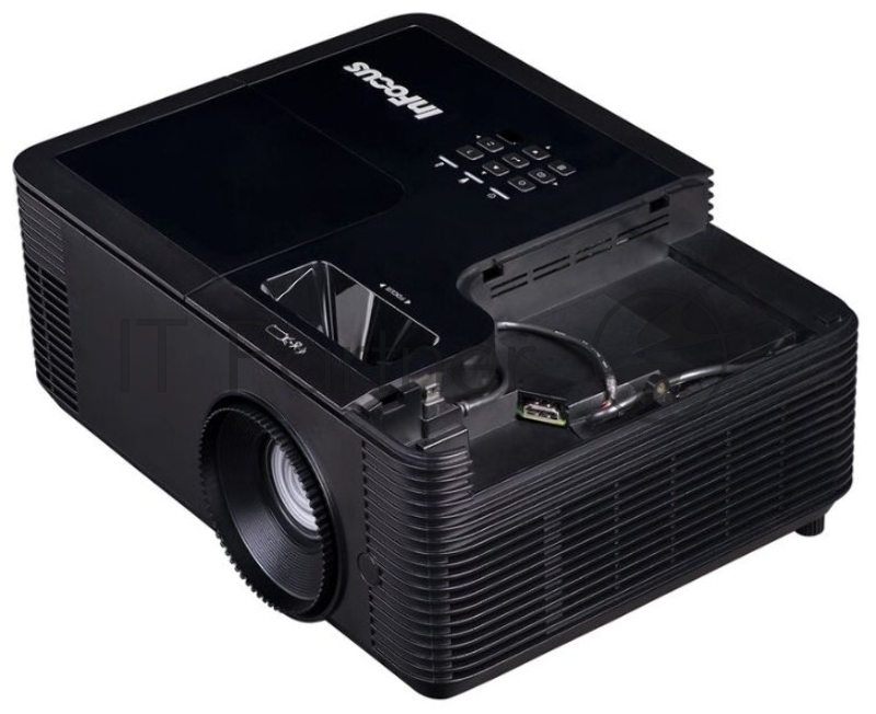 Проектор INFOCUS IN2138HD DLP, 4500 ANSI Lm, FullHD(1920х1080), 28500:1, 1.12-1.47:1, 3.5mm in, Composite video, VGAin, HDMI 1.4aх3 (поддержка 3D), USB-A (для SimpleShare и др.),лампа 15000ч.(ECO mode), 3.5mm out, Monitor out(VGA),RS232,RJ45,21дБ, 4,